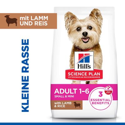Hill's Science Plan Adult 1-6 Small & Mini mit Lamm & Reis