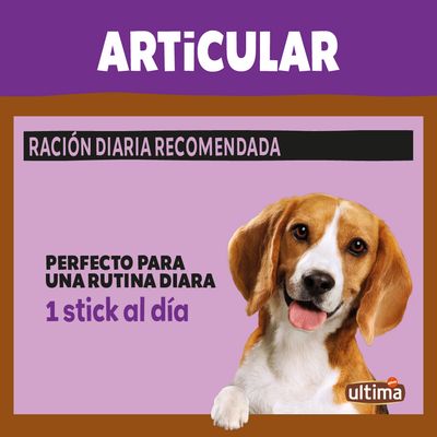 Ración diaria recomendada: perfecto para una rutina diaria, 1 stick al día. Marca ultima visible en la esquina inferior derecha.