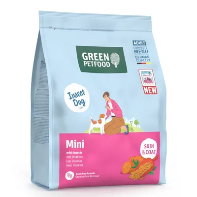 Green Petfood Insect Dog Mini mit Insekten