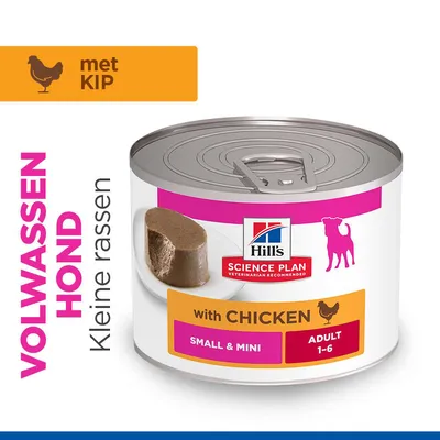 Hill's Science Plan Adult Small & Mini Mousse - Voordeelverpakking: Kip (24 x 200 g)
