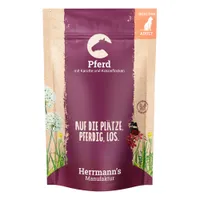 Herrmanns Selection / Selección ecológica 12 x 100 g - Caballo con zanahoria ecológica y copos de coco ecológicos