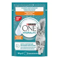 PURINA ONE Hydralife Katzen-Liquid 12 x 50 g - mit Huhn-Geschmack