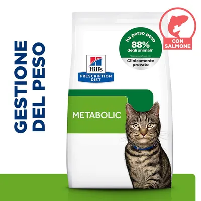 Hill's Prescription Diet Metabolic Weight & Diabetes Management Salmone Hill's Prescription Diet Metabolic Weight & Diabetes Management Salmone