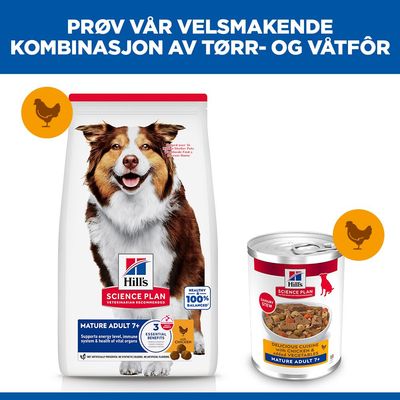 Hill's Science Plan Mature Adult Ragout med kylling & grønnsaker