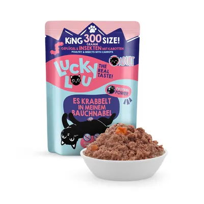 Lucky Lou Adult 300 g - Volaille & Insectes
