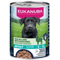 Eukanuba Adult Rijk aan Lam met Aardappelen - Dubbelpak: 12 x 400 g