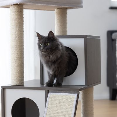 Kerbl Pet klorestativ Flair, hvit/grå