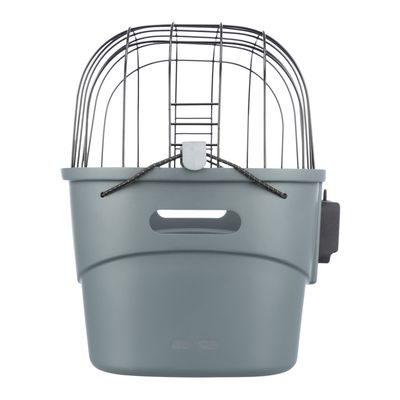 Trixie Front-Fahrradkorb grau - L 42 x B 30 x H 39 cm