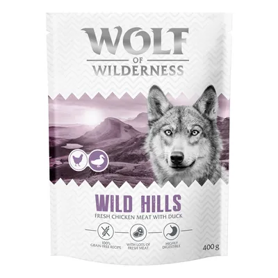 Wolf of Wilderness Adult "Wild Hills" kachní - bez obilovin - Výhodné balení: 2 x 12 kg nová receptura