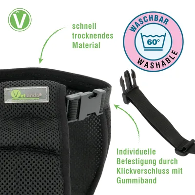 Vetlando tüzelőbugyi - L méret: 40 - 49 cm derékkörfogat