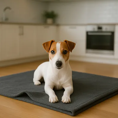 Heim Pătură rezistentă la fierbere pentru animale de companie, antracit - L 140 x l 100 cm