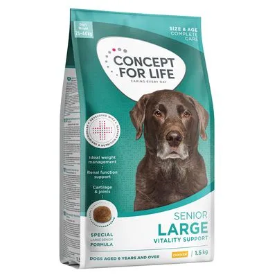 Concept for Life Large Senior - Nieuw Receptuur: Voordeelpakket 4 x 1,5 kg