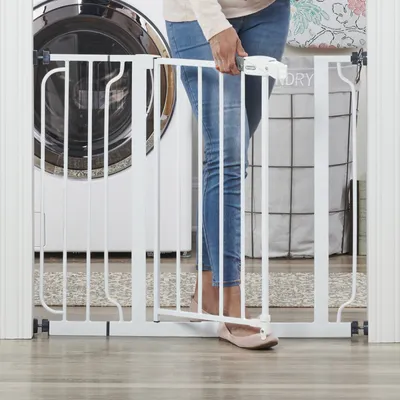 Regalo hundegitter i metal, hvid