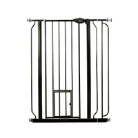 Carlson Extra-High Grid with Small Animal Door - 75 - 90cm (W) - Black