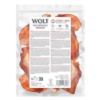 Wolf of Wilderness Premium Schweineohren "Strong Lands"  - 10 Stück