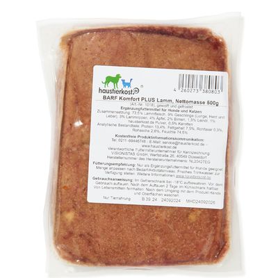 Haustierkost BARF Komfort PLUS Lamm 12 x 500 g