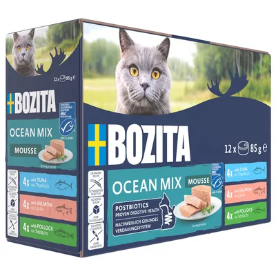 Bozita Mousse 12 x 85 g - Mixed Ocean
