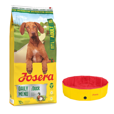 Josera: 10 kg / 12,5 kg karma sucha + Basen dla psa gratis!