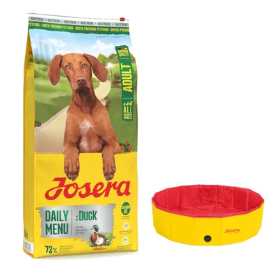 Josera: 10 kg / 12,5 kg karma sucha + Basen dla psa gratis! - Daily Menu Adult, kaczka, 12,5 kg Josera: 10 kg / 12,5 kg karma sucha + Basen dla psa gratis! - Daily Menu Adult, kaczka, 12,5 kg
