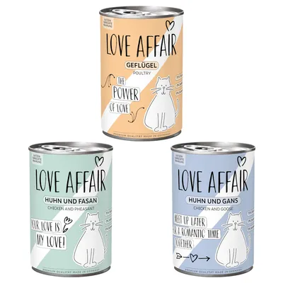 Lot économique : Hardys LOVE AFFAIR 24 x 400 g - lot mixte (3 variétés)