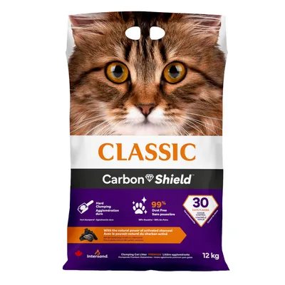 Intersand Classic Litière pour chat Carbon Shield - 12 kg
