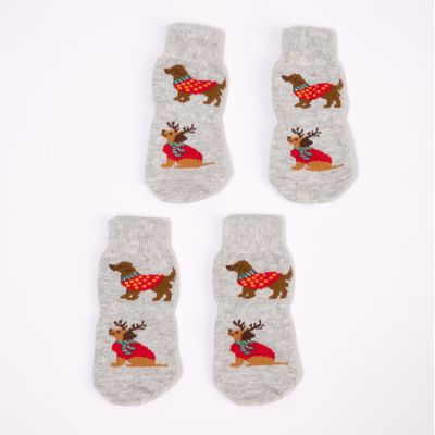 zooplus Exclusive Pet & Parent Weihnachtliche Socken - für Hunde (Einheitsgröße)