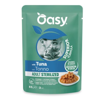 Oasy Chunks Adult Sterilized 12 x 85 g