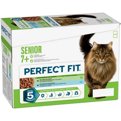 Perfect Fit Senior 7+ Pouches Mixed Pack in Gravy - Saver Pack: 24 x 85g