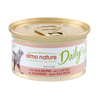 Varčno pakiranje Almo Nature Daily Menu 24 x 85 g - Mousse z lososom Varčno pakiranje Almo Nature Daily Menu 24 x 85 g - Mousse z lososom