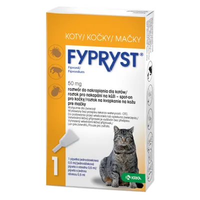 Fypryst Spot-On dla kotów - 1 x 0,5 ml Fypryst Spot-On dla kotów - 1 x 0,5 ml