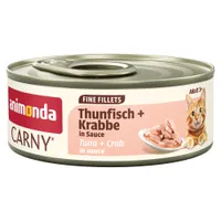 Voordeelpakket animonda Carny Adult in saus 24 x 60 g - Tonijn & Krab