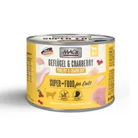 MAC´s Cat -kissanruoka 6 x 200 g - siipikarja & karpalo