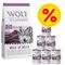 Wolf of Wilderness 12 kg Trockenfutter + 6 x 400 g Nassfutter Junior Wild Hills - Ente (12 kg + 6 x 400 g)