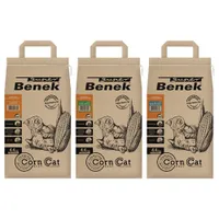 Míchané balení Benek Super Corn Cat, 3 x 7 l - 3 x 7 l