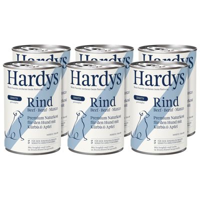 Hardys Rind Sensitive. Premium Naturkost für den Hund mit Kürbis & Apfel, getreidefrei. Für den sensiblen Magen, in Deutschland hergestellt.