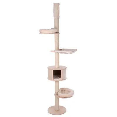 Natural Paradise Ceiling Cat Tree - Magnolia - Cream