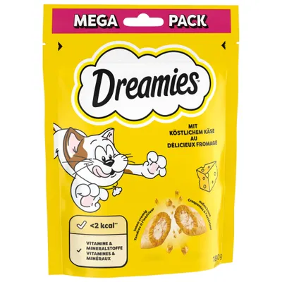 Dreamies v mega pakiranju 180 g - Varčno pakiranje: sir (3 x 180 g) Dreamies v mega pakiranju 180 g - Varčno pakiranje: sir (3 x 180 g)