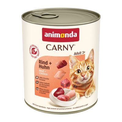 animonda Carny Adult 6 x 800 g Rind & Huhn