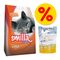 Probeerprijs: Smilla Kattenvoer 1 kg + 5L Tigerino Crystals! Adult Rund