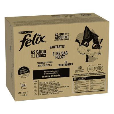 Felix As Good As It Looks Mega Pack 120 x 85g