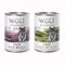 Wolf of Wilderness Senior 12 x 400 g umido per cane Mix: Agnello, Anatra