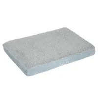 Hundebett Memory eckig, grau - L 121 x B 74 x H 10 cm