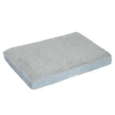 Hundebett Memory eckig, grau L 100 x B 65 x H 9,5 cm