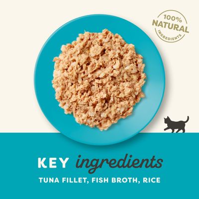 Applaws natural cat food, tuna fillet in broth, 100% natural ingredients, 70g pouch