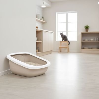 Savic Aseo Jumbo Cat Litter Tray with High Edge - 67.5cm