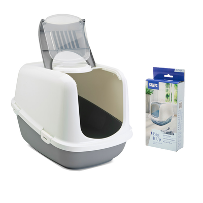Savic Nestor Jumbo Covered Litter Tray XXL