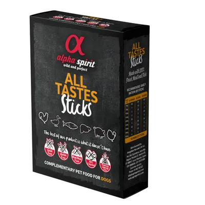 Alpha Spirit Sticks All 6 Tastes Pacco misto Snack per cani