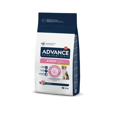 Advance Veterinary Diets Atopic & Food Sensitivity mit Kaninchen, hilft Juckreiz in 4 Wochen zu reduzieren, 12kg. Entwickelt von Tierärzten, geeignet für empfindliche Hunde.