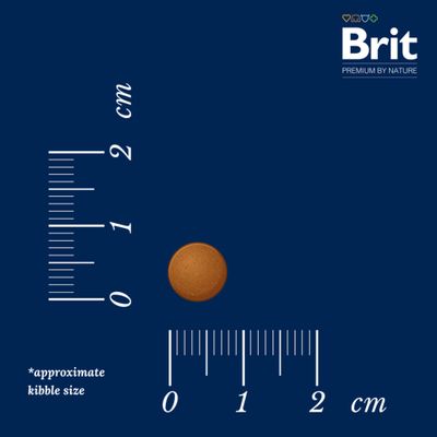 Brit Premium by Nature, kylling 50 %, til små voksne hunde 1-10 kg, GMO-fri, størrelse S, med lakseolie og urter.
