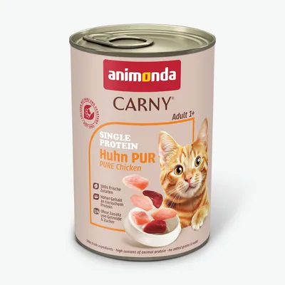 animonda Carny Single Protein Adult 6 x 400g - cat wet food - Pure Turkey
